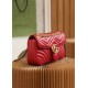 GG Marmont small shoulder bag -Gucci Red