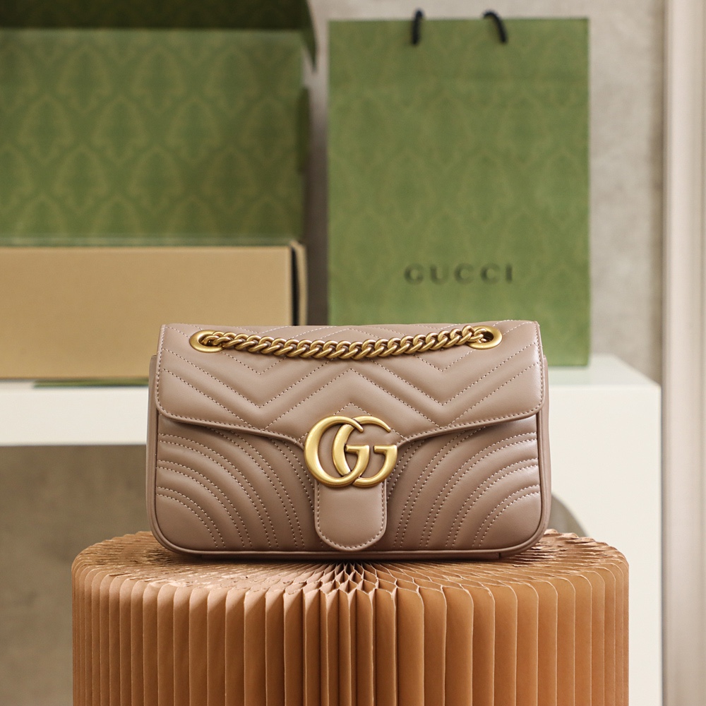 GG Marmont small shoulder bag -Gucci Red
