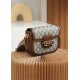 GUCCI GG Brown Gucci 1955 Mini Horsebit Shoulder Bag GUCCI GG Brown Gucci 1955 Mini Horsebit Shoulder Bag