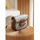 GUCCI GG Brown Gucci 1955 Mini Horsebit Shoulder Bag GUCCI GG Brown Gucci 1955 Mini Horsebit Shoulder Bag