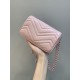 GG Marmont small shoulder bag Pink/White GG Marmont small shoulder bag Pink/White