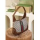 Gucci Jackie 1961 Small Webbing trimmed Coatedcanvas And Leather Shoulder Bag Gucci Jackie 1961 Small Webbing trimmed Coatedcanvas And Leather Shoulder Bag