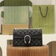Gucci Dionysus Denim 25 Shoulder Bag Black Gucci Dionysus Denim 25 Shoulder Bag Black
