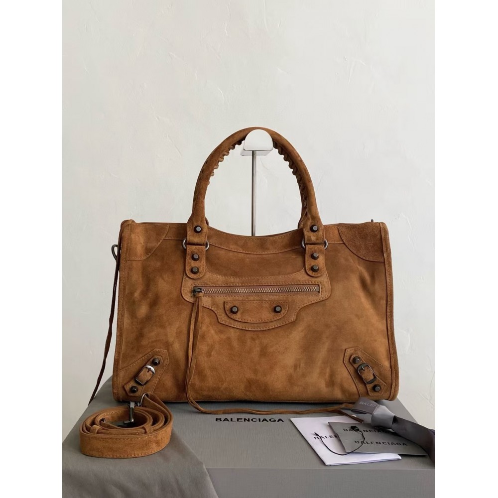 Balenciaga Women's Le City Bag Medium inCamel