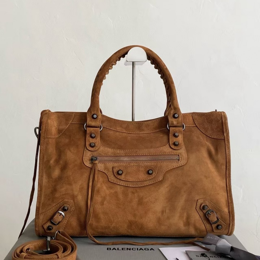 Balenciaga Women's Le City Bag Medium inCamel