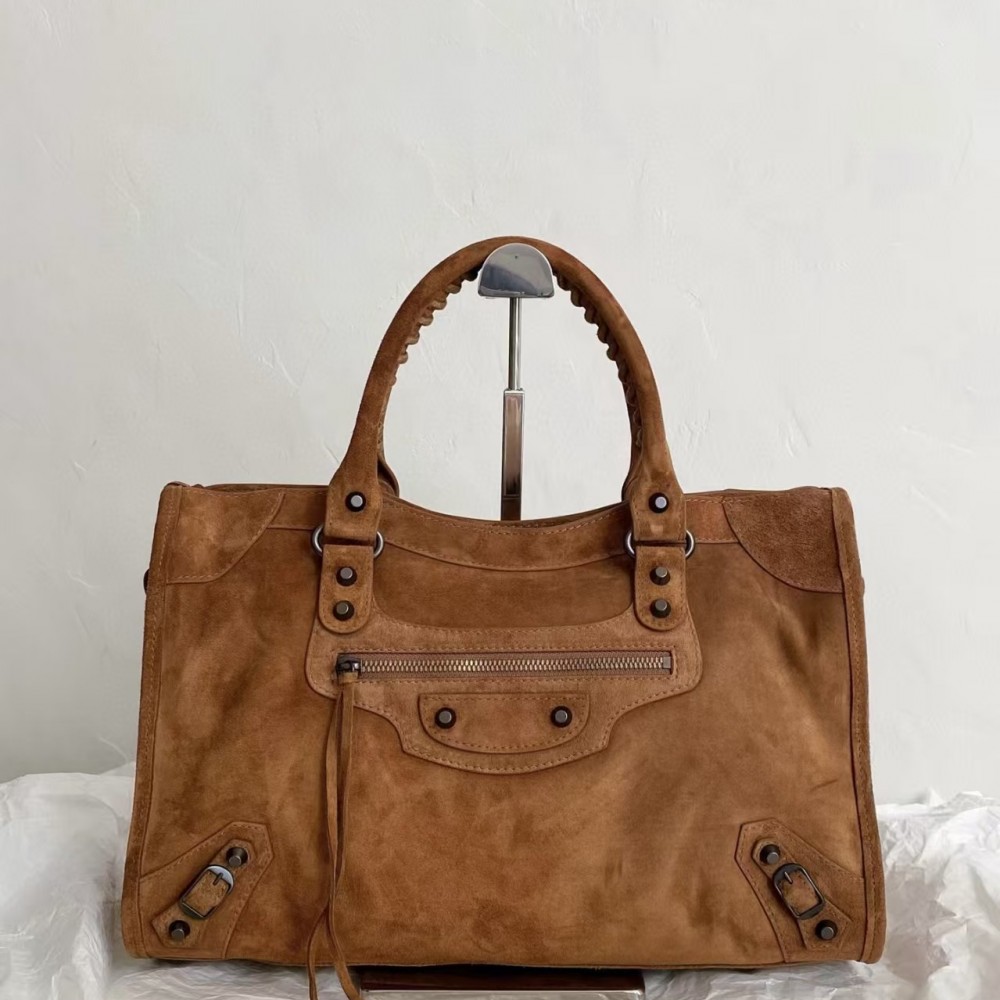 Balenciaga Women's Le City Bag Medium inCamel