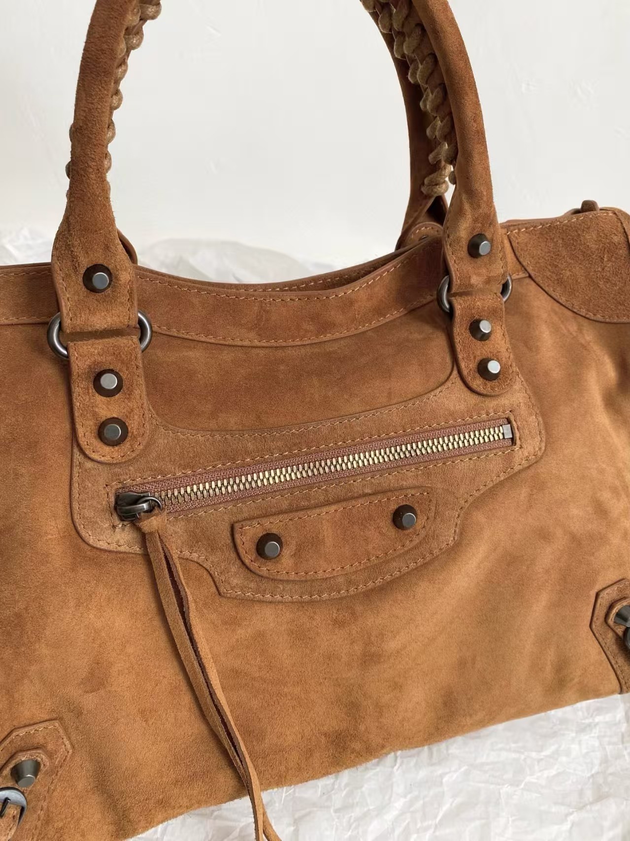 Balenciaga Women's Le City Bag Medium inCamel
