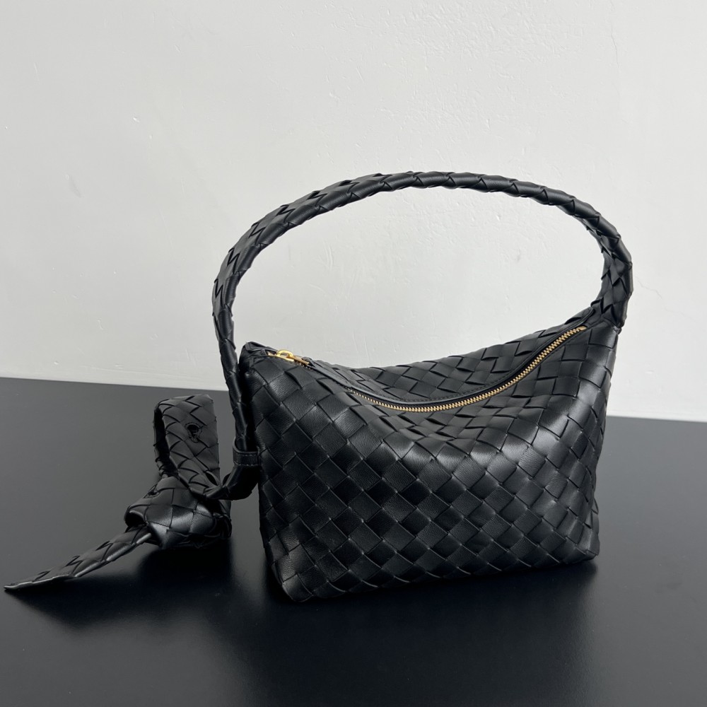 Bottega Veneta Calfskin Intrecciato Mini Wallace Emerald Green