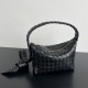 Bottega Veneta Calfskin Intrecciato Mini Wallace Emerald Green