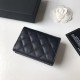 Chanel Caviar Quilted CompactFlap Wallet Black