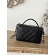 Chanel 25c Top Handle Slim Vanity Case w/ Chain Chanel 25c Top Handle Slim Vanity Case w/ Chain