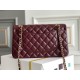 Chanel Lambskin Quilted Medium Double Flap Wine Red Chanel Lambskin Quilted Medium Double Flap Wine Red