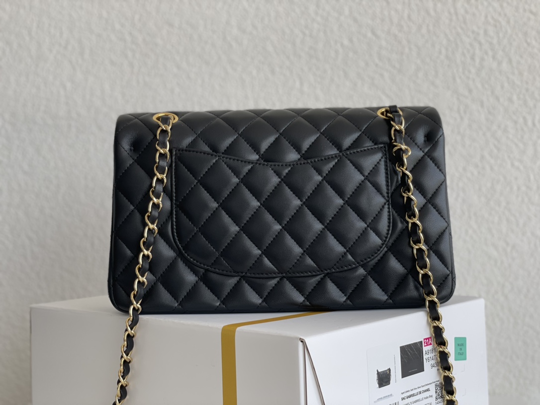 Chanel Classic Flap Caviar Quilted Medium Double Flap Black Chanel Classic Flap Caviar Quilted Medium Double Flap Black
