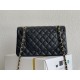 Chanel Classic Flap Caviar Quilted Medium Double Flap Black Chanel Classic Flap Caviar Quilted Medium Double Flap Black