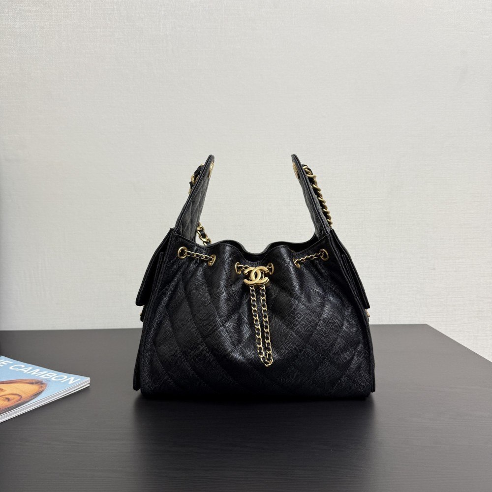 Chanel  25c HOBO Bag Caviar Quilted Handbag 