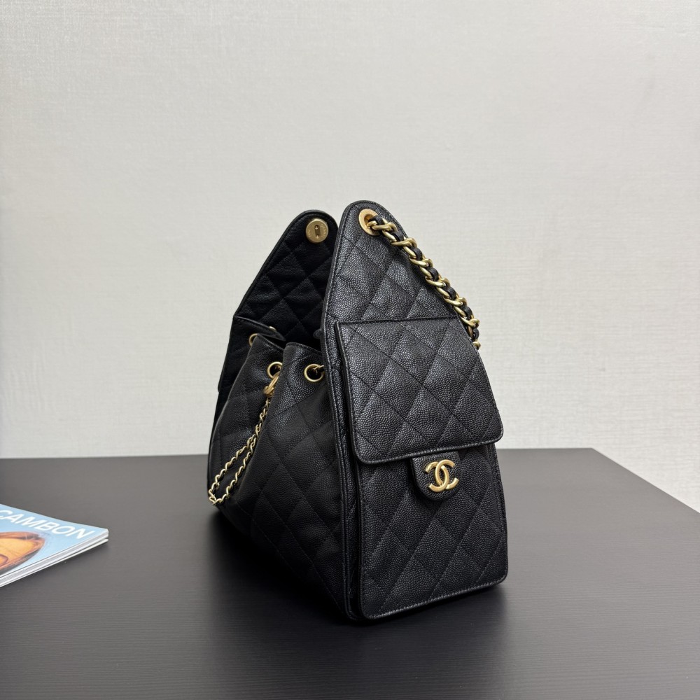 Chanel  25c HOBO Bag Caviar Quilted Handbag  Small 