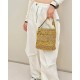 Chanel Mini 23 Bag Metallic Gold Macrame Calfskin Gold Hardware Chanel Mini 23 Bag Metallic Gold Macrame Calfskin Gold Hardware