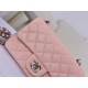 CHANEL Caviar Quilted Mini Square Flap Pink