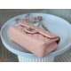 CHANEL Caviar Quilted Mini Square Flap Pink