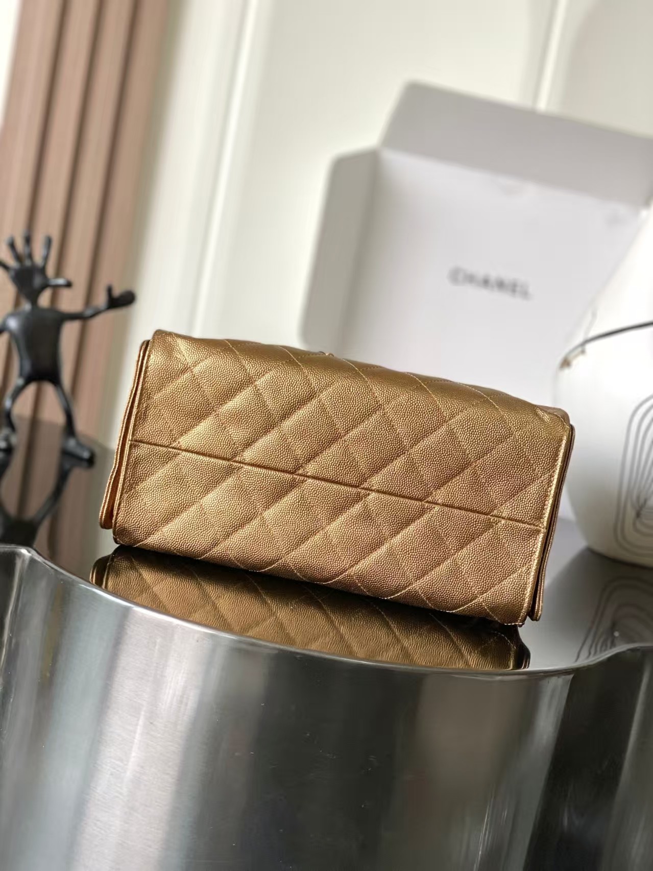 Chanel Spring 25C Hobo Small Handbag Golden