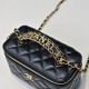 CHANEL  Lambskin Quilted Pick Me Up Vanity Case Black