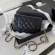 Chanel Classic Wallet On Chain-Black Crossbody Bags