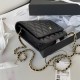 Chanel Classic Wallet On Chain-Black Crossbody Bags