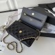 Chanel Classic Wallet On Chain-Black Crossbody Bags