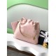 CHANEL Shiny Calfskin Quilted Medium Chanel 22 Light Pink