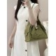Chanel 25C Small Khaki Suede25 Hobo Handbag