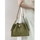 Chanel 25C Small Khaki Suede25 Hobo Handbag