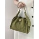 Chanel 25C Small Khaki Suede25 Hobo Handbag