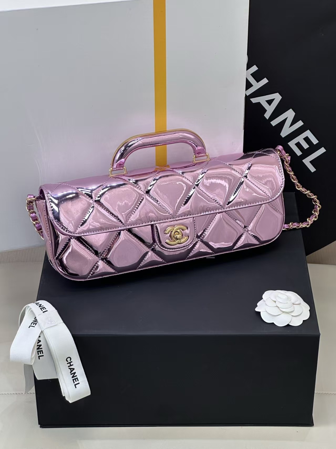 Chanel 25K chain runway tote bag