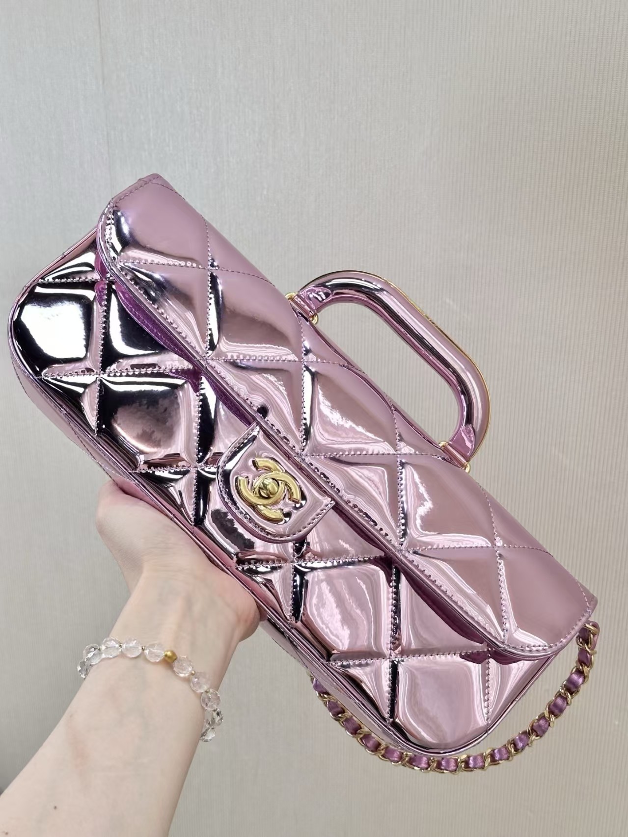 Chanel 25K chain runway tote bag