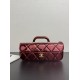 Chanel 25K chain runway tote bag Burgundy