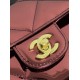 Chanel 25K chain runway tote bag Burgundy