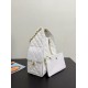 Chanel 25c HOBO Bag Caviar Quilted Handbag Large White