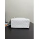 Chanel 25c HOBO Bag Caviar Quilted Handbag Large White