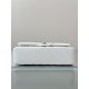 Chanel white Jumbo DoubleFlap Caviar Bag 