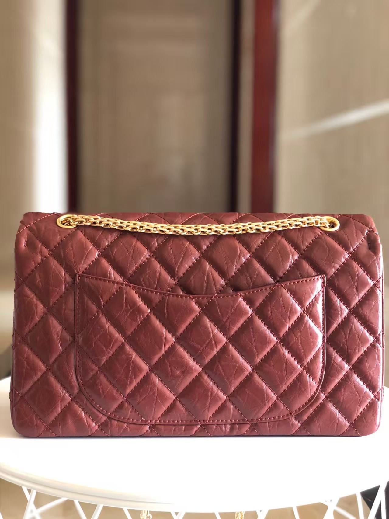 Chanel 2.55 Medium Reissue in burgundy