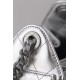Chanel Metallic Silver Chanel 25 Mini Bag