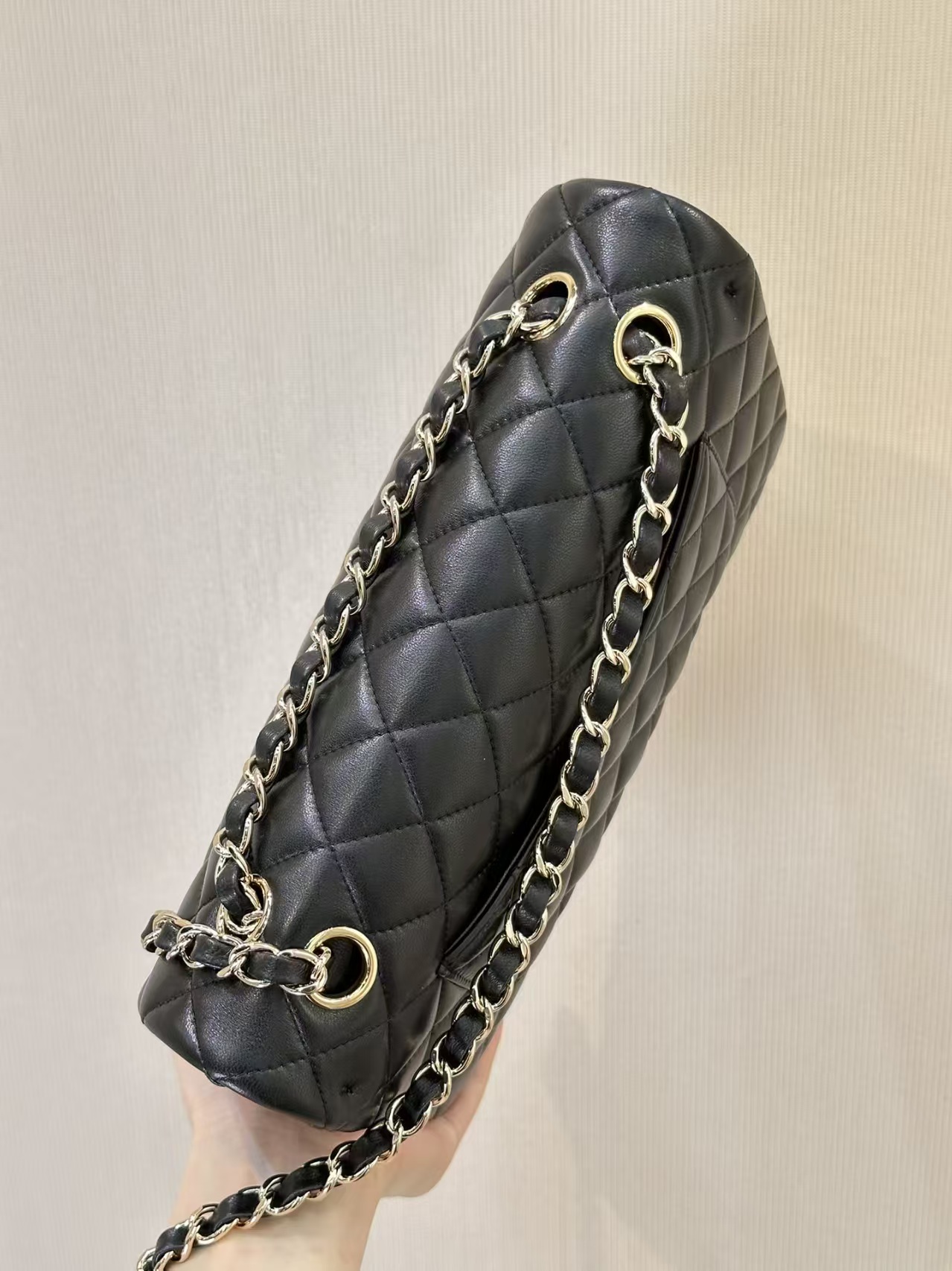 Chanel Classic Flap lambskin Medium Double Flap Black