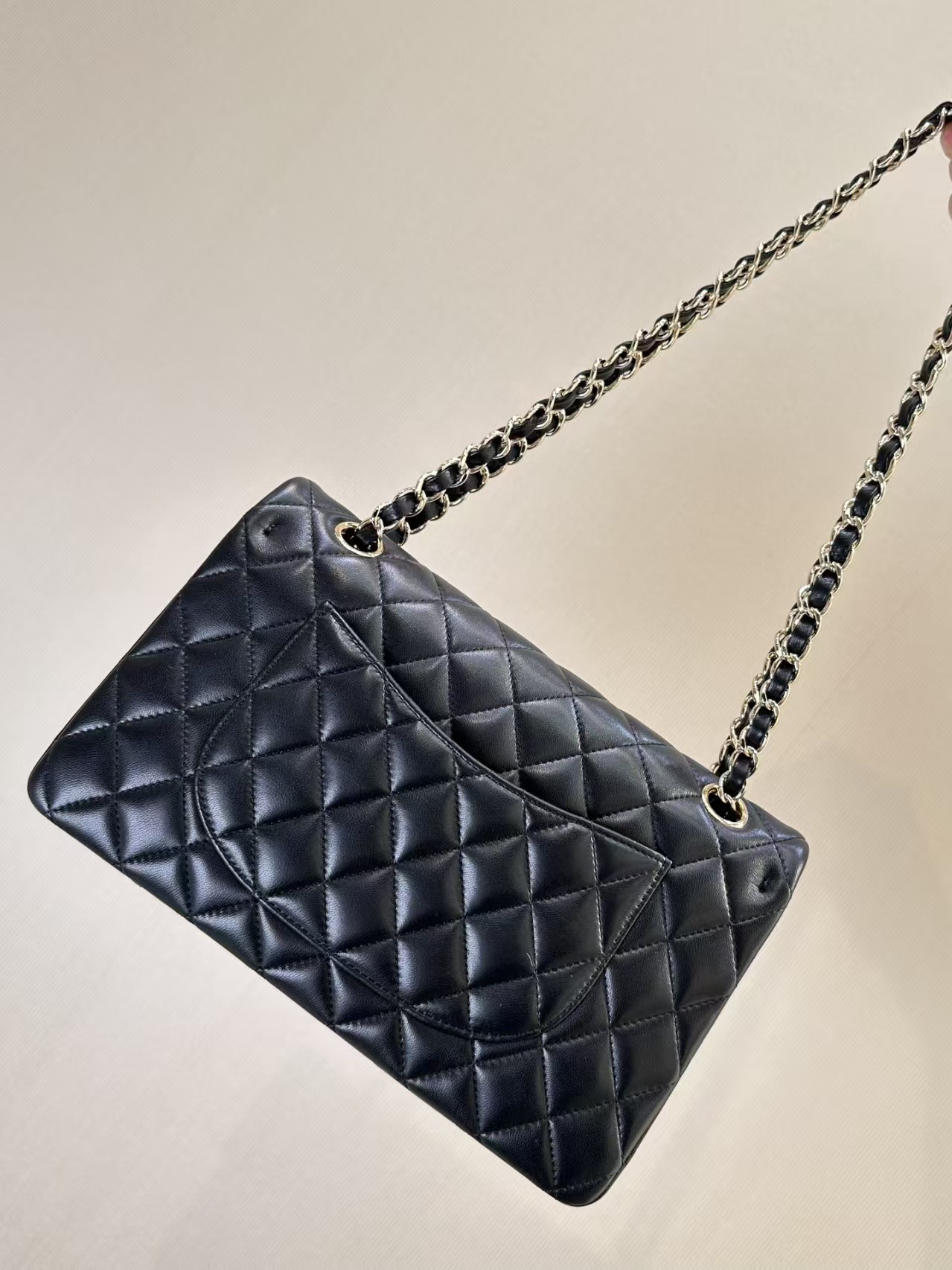 Chanel Classic Flap lambskin Medium Double Flap Black