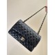 Chanel Classic Flap lambskin Medium Double Flap Black