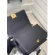 Chanel Large BOY CHANEL Handbag Grained Caviar & Gold-Tone Metal Black Medium