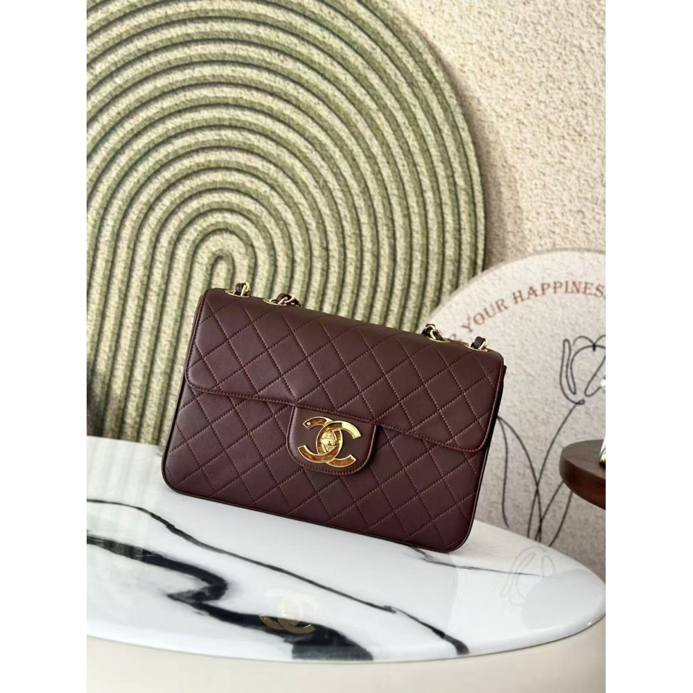 Chanel Classic Flap Bag Burgundy