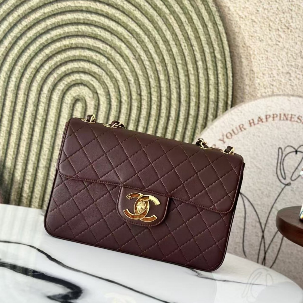 Chanel Classic Flap Bag Burgundy
