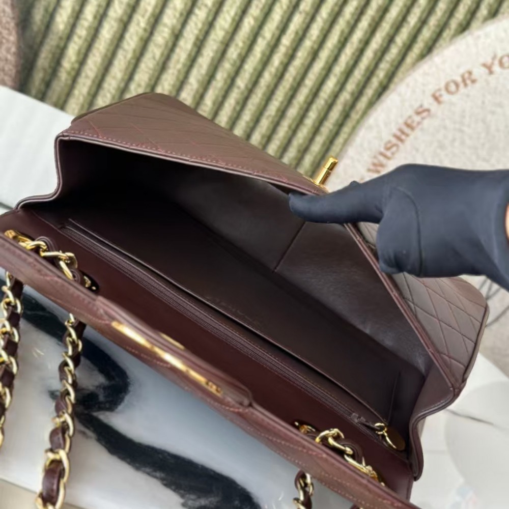 Chanel Classic Flap Bag Burgundy
