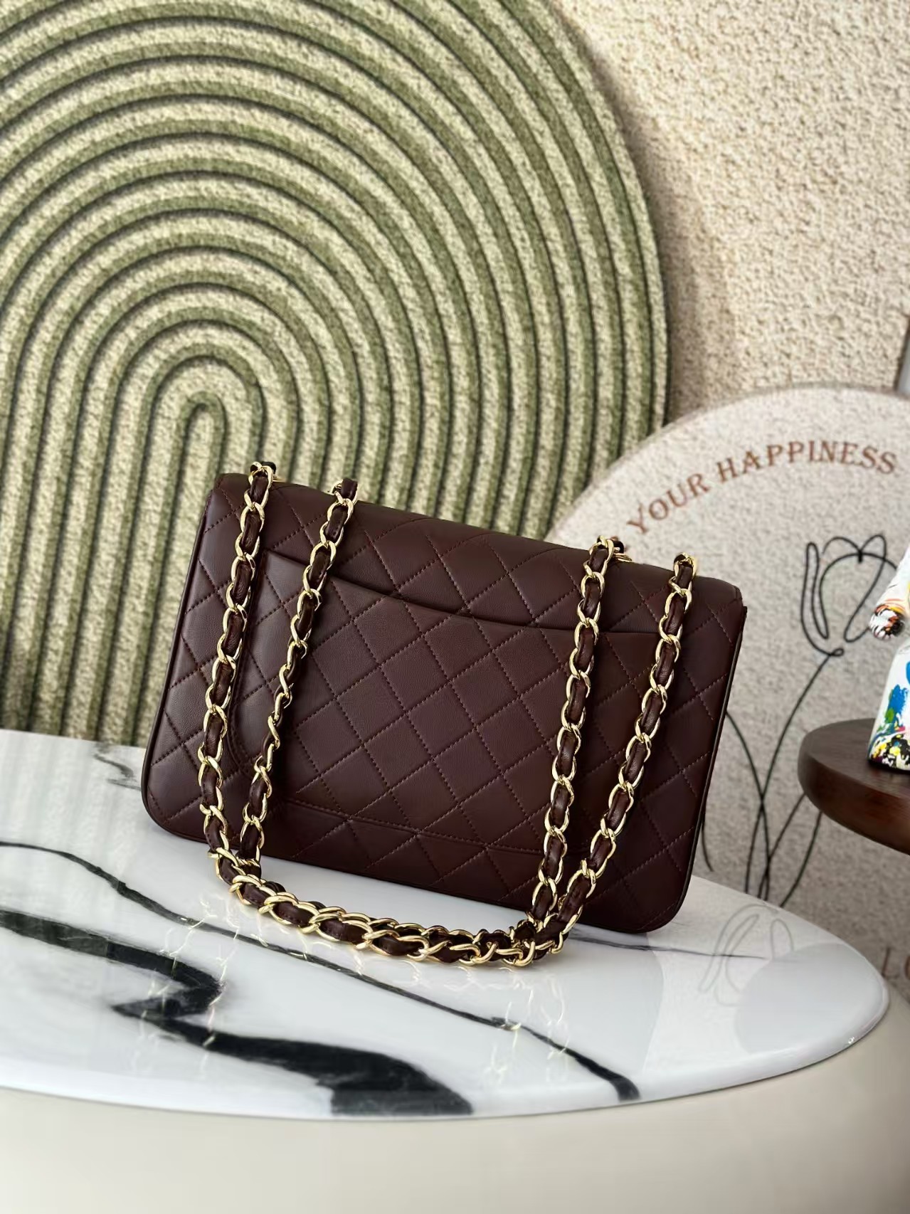 Chanel Classic Flap Bag Burgundy