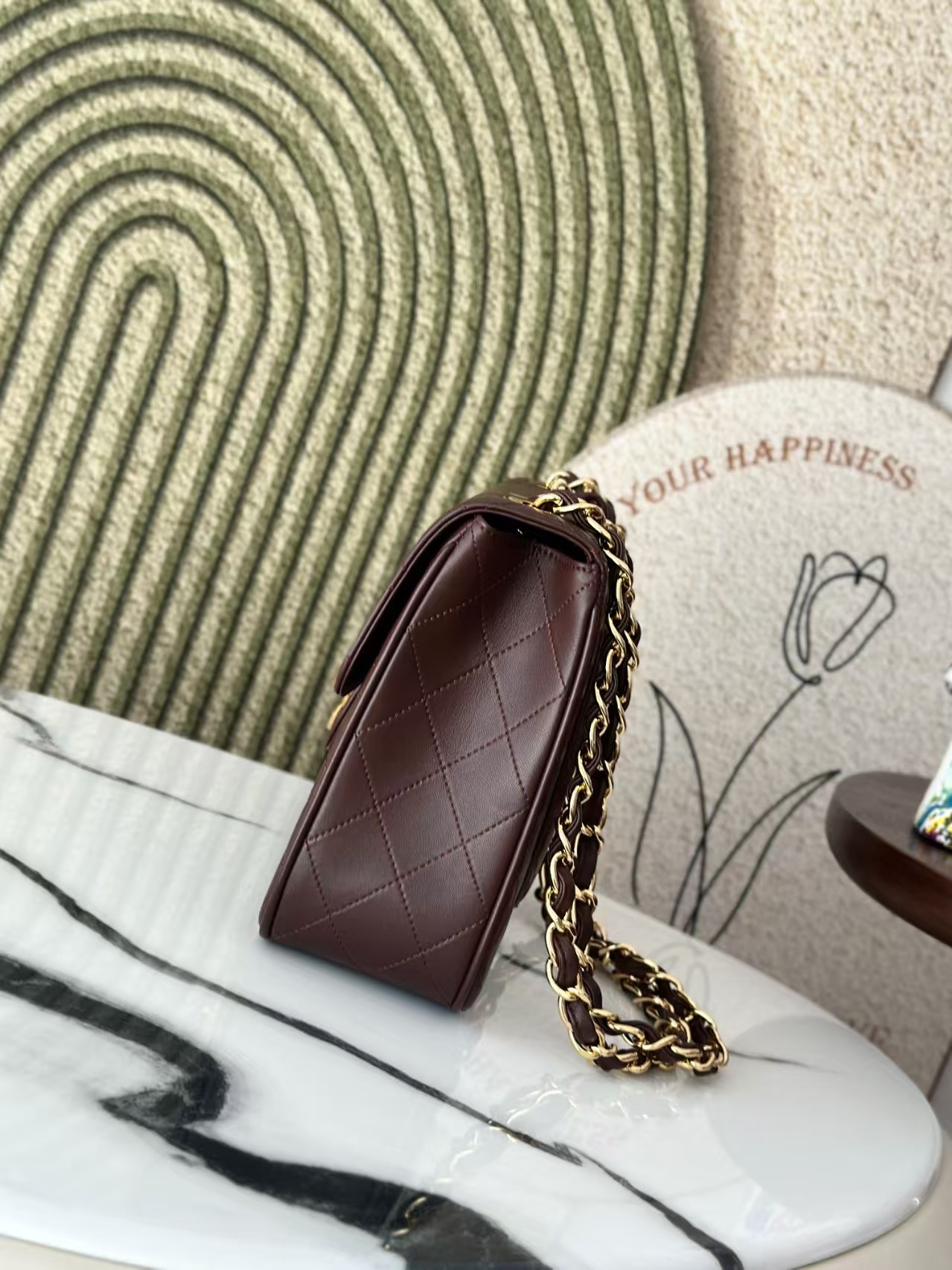 Chanel Classic Flap Bag Burgundy